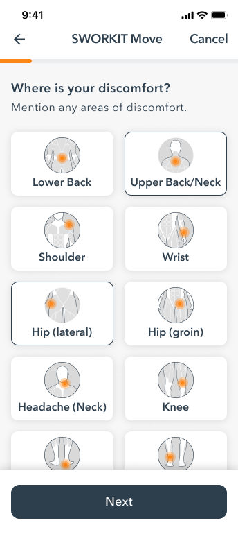 Sworkit Move — assessment
