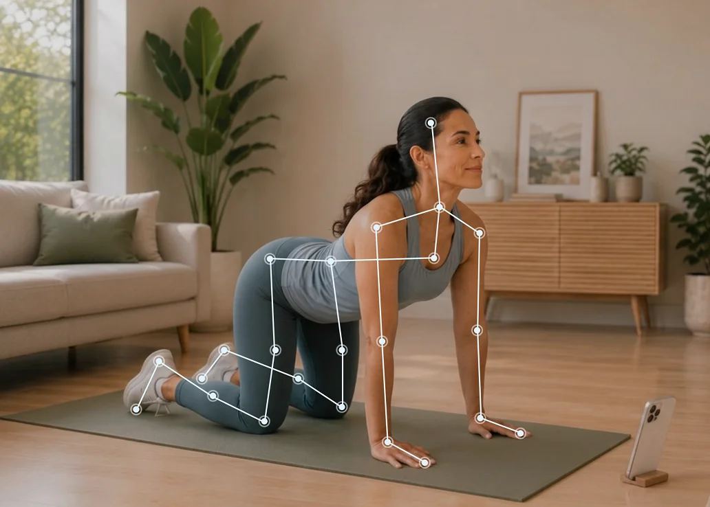 Sworkit Move motion-tracking in action
