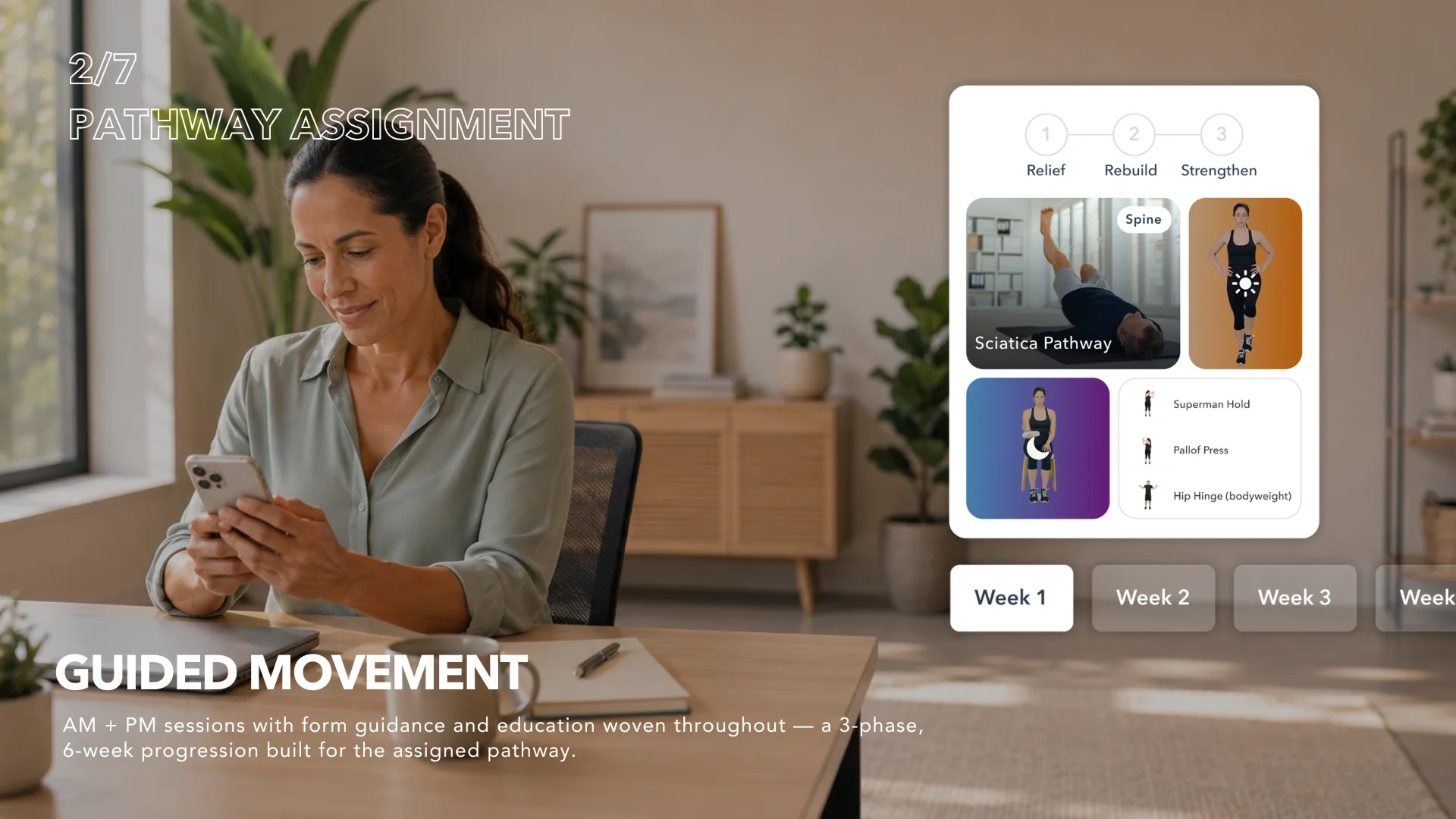 How Sworkit Move works — step 2