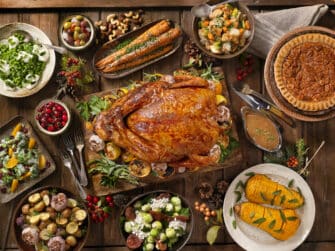 A traditional holiday meal represents a lot of temptation when trying to eat well.