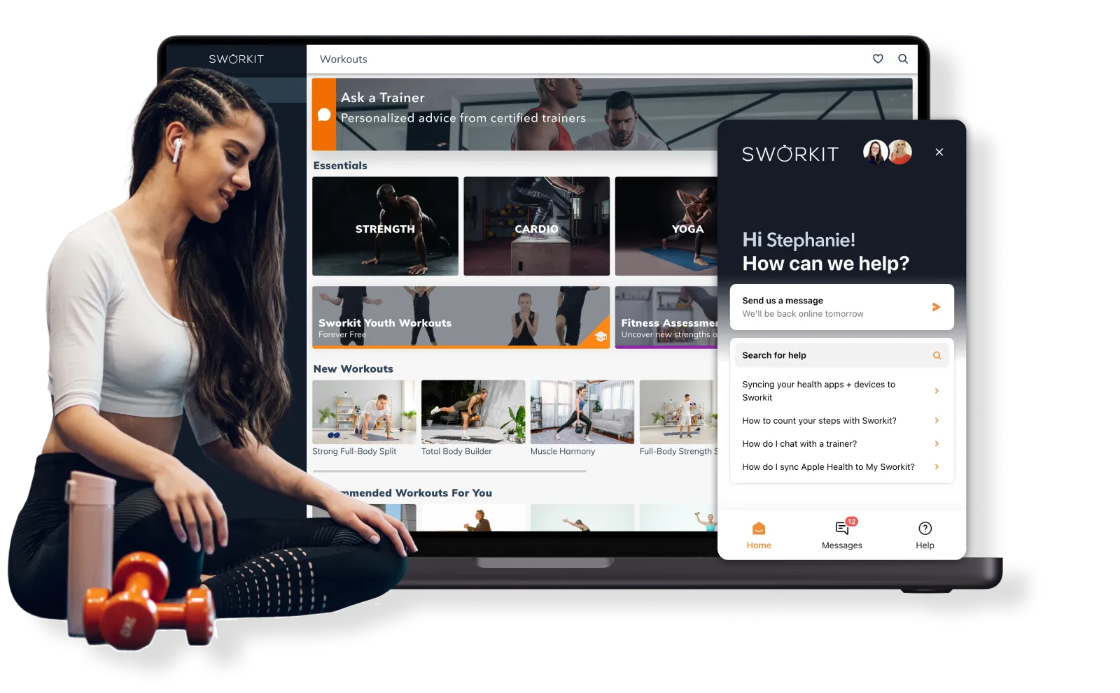 Sworit Employee Wellness Program Platform for Employers | Sworkit